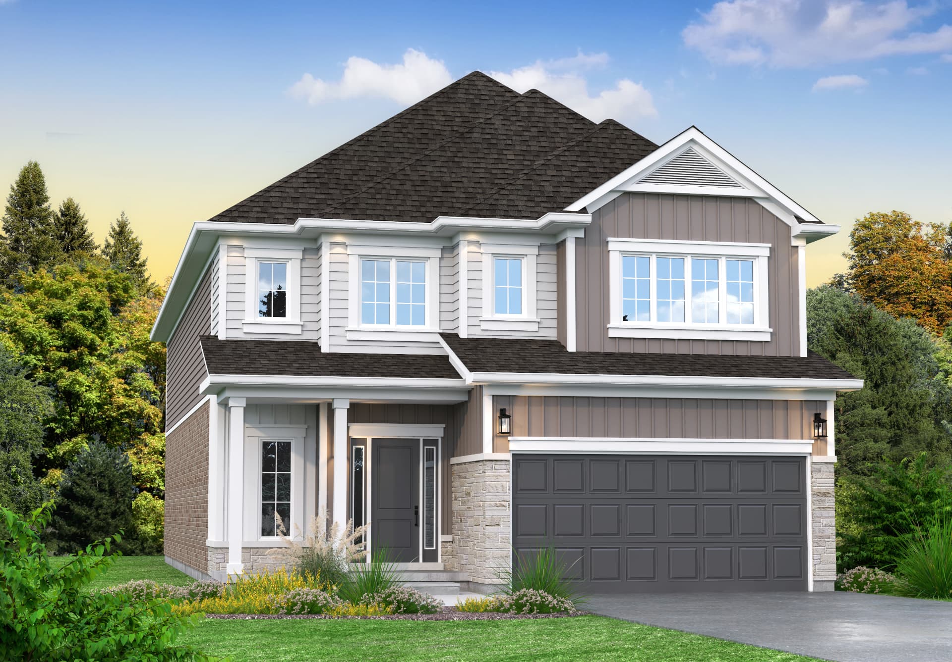 The Wellington model home exterior