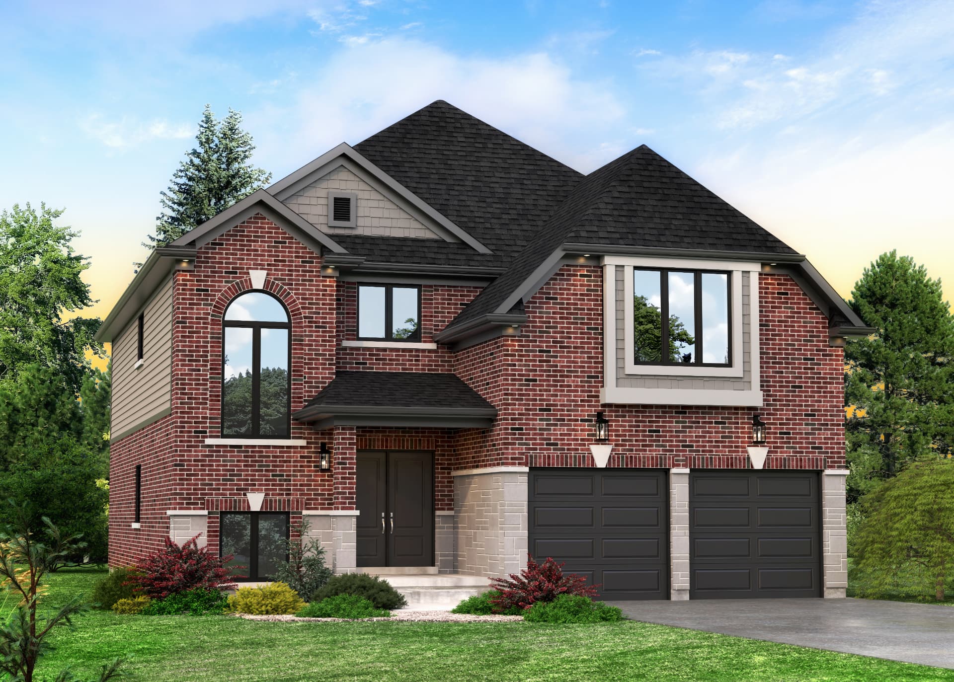 The Kensington model home exterior