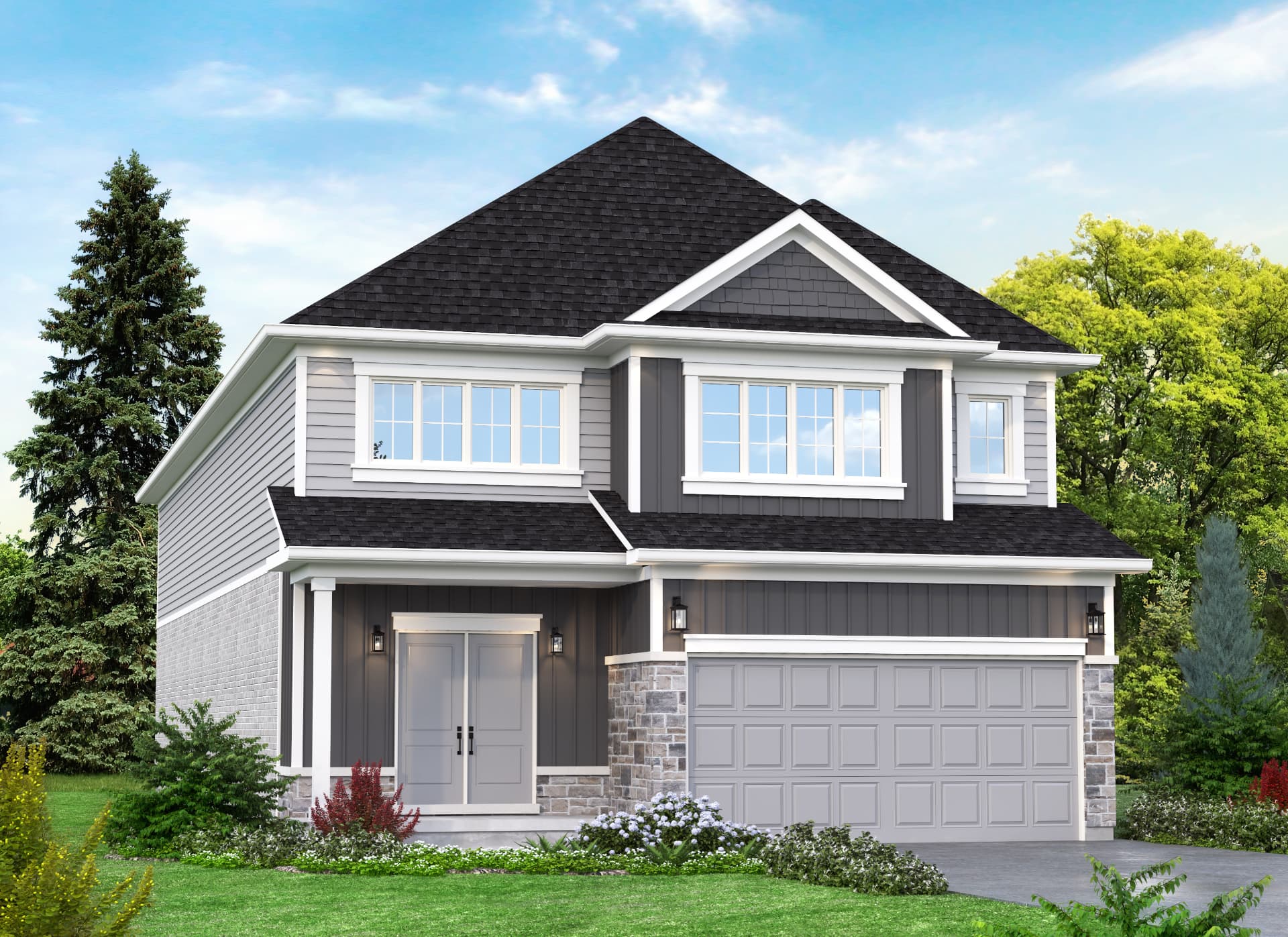 The Pine Valley model home exterior