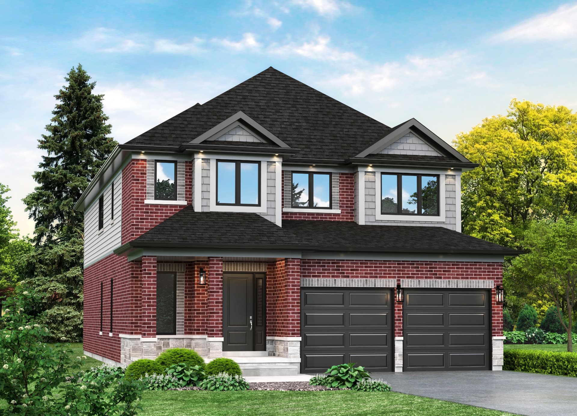 The Augusta model home exterior