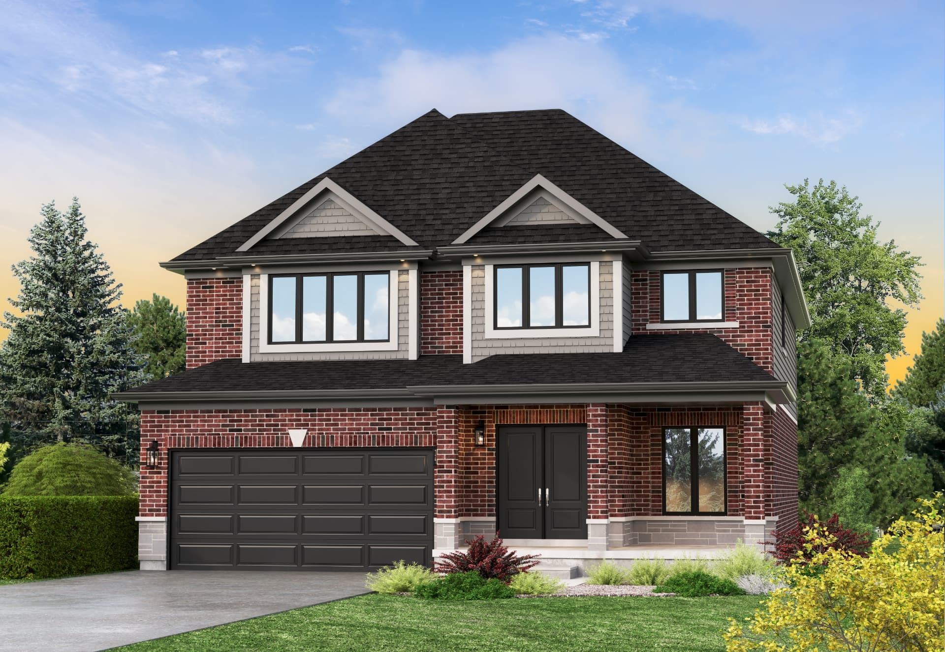 The Alexander model home exterior